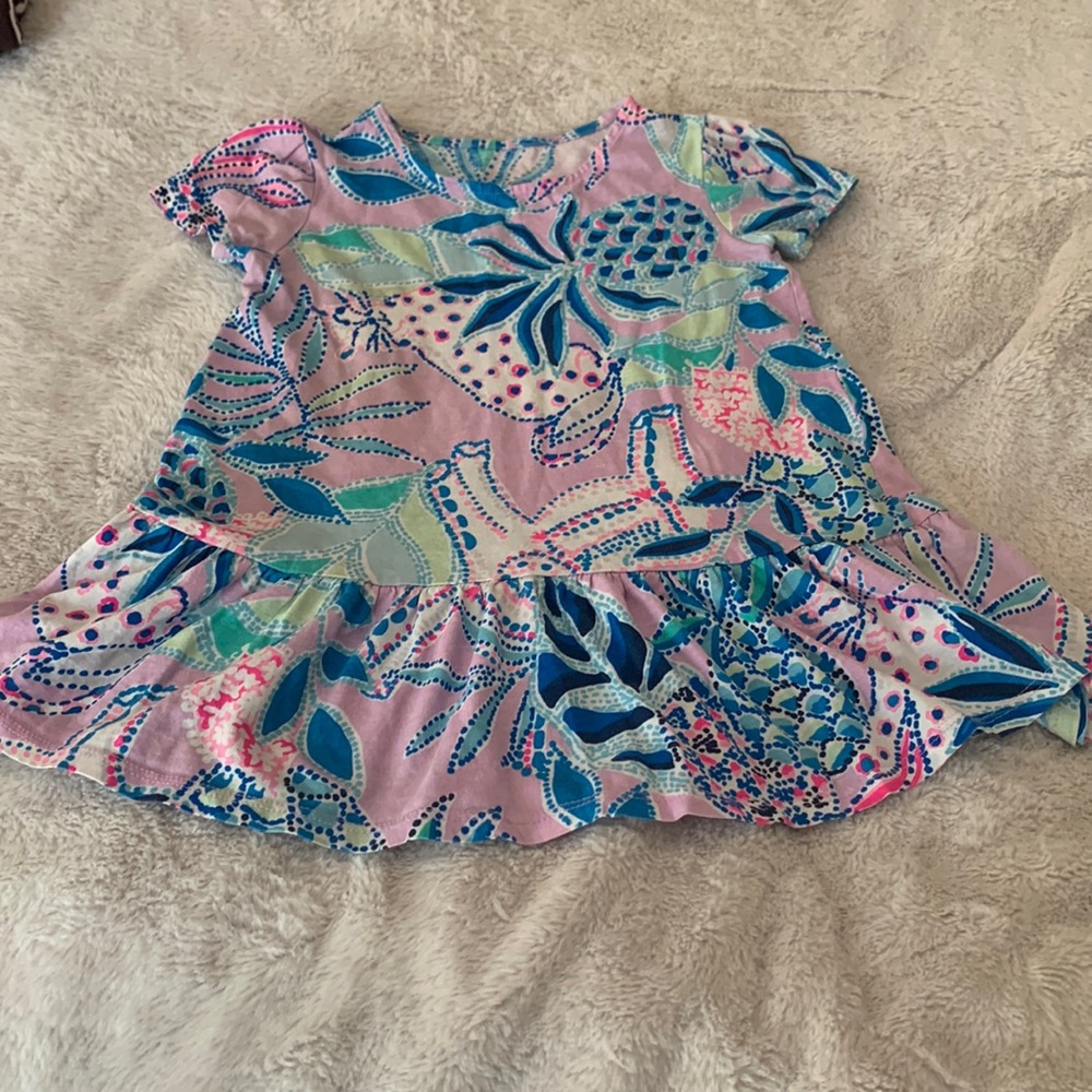 Lilly Pulitzer Girls Peplum Top